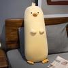 Yellow Chicken Hugging Pillow - Male & Female Plush Long Cushion Doll