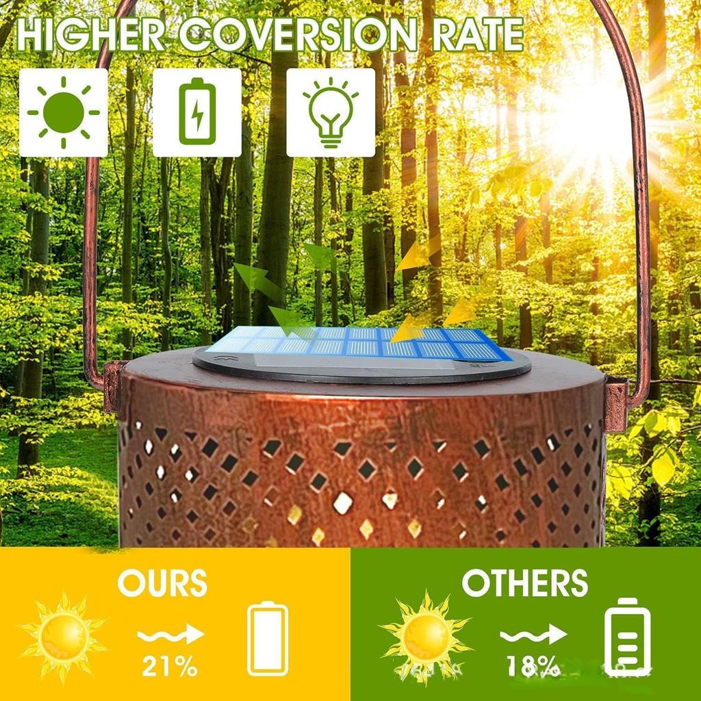 Butterfly Shadow Solar Light IP65 Waterproof Butterfly Solar Outdoor Lantern Metal Butterfly LED Lantern for Patio Lawn Pathway