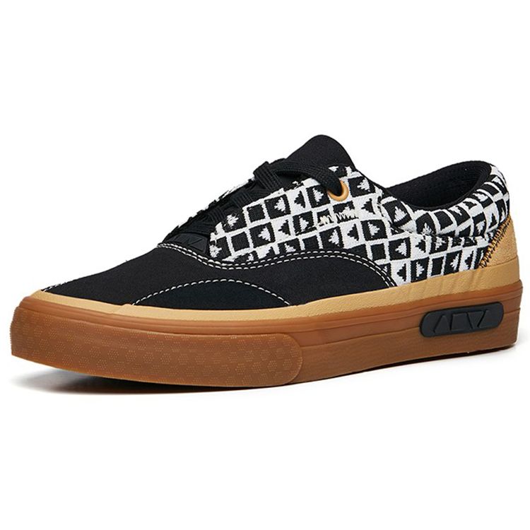 Anta Aoli Comfortable Low-Top Sneakers Women Sneakers Black White 122238015-11