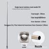 Edelstahl-Dosierspritze mit 300-mm-Schlauch & Spitze