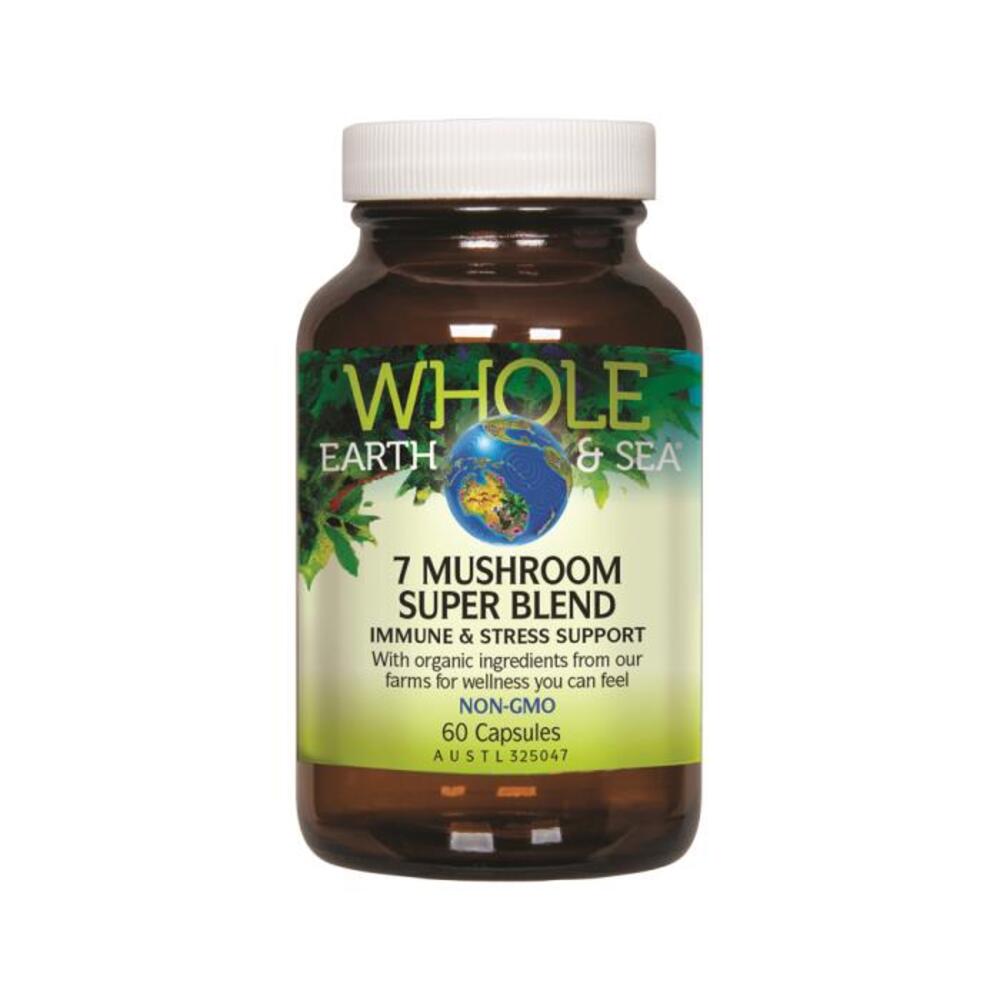 

Whole Earth & Sea 7 Mushroom Super Blend 60c