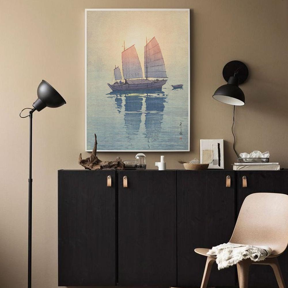 Japanese Ukiyoe Traditional Character Landscape Vintage Canvas Poster Wall Art Painting Prints Home Room Decoration Murals Gifts