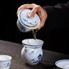 Jingdezhen Hand-painted Blue and White Porcelain Tea Set