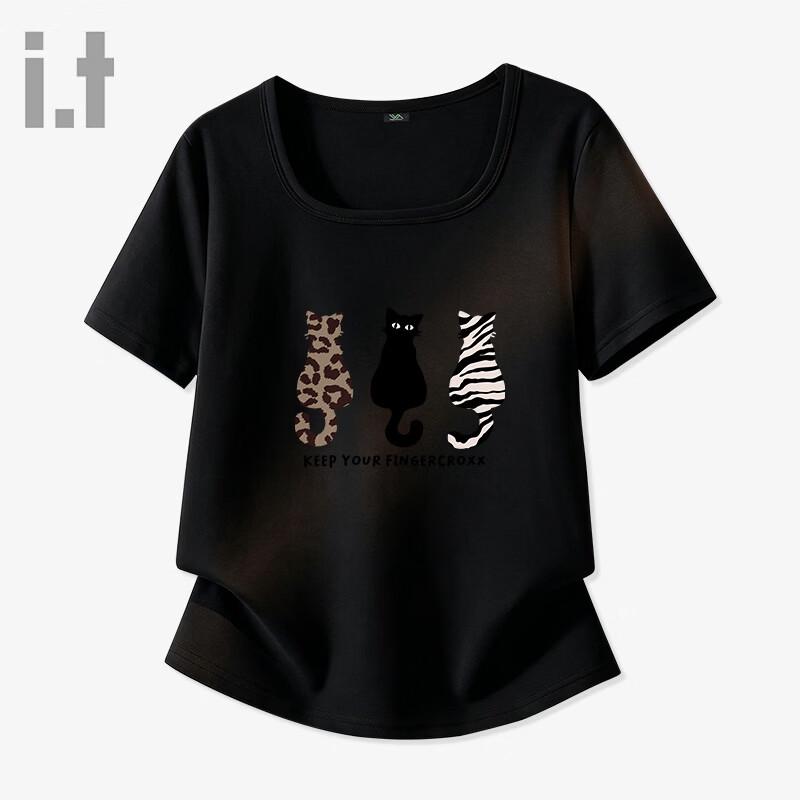 

Fingercroxx Women s Square Neck Printed T-shirt L