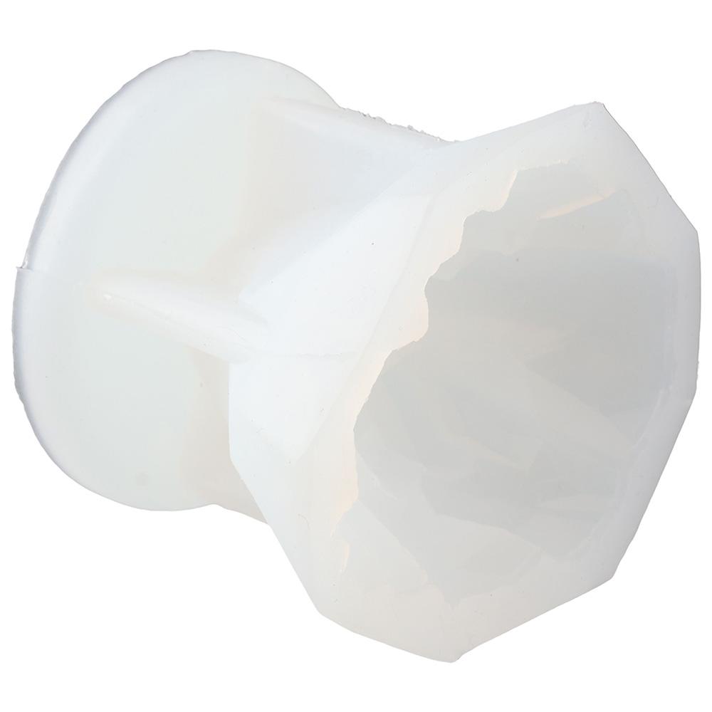 Silikonová forma na svíčky 9*7,5 cm, bílá silikonová forma na ledovec, forma na horské svíčky