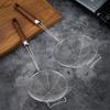 Skimmer Spoon Pasta Strainer with Long Handle Stainless Steel Wire Mesh Colander for Frying And Boiling Heat-Resistant Kitchen Tool for Draining And