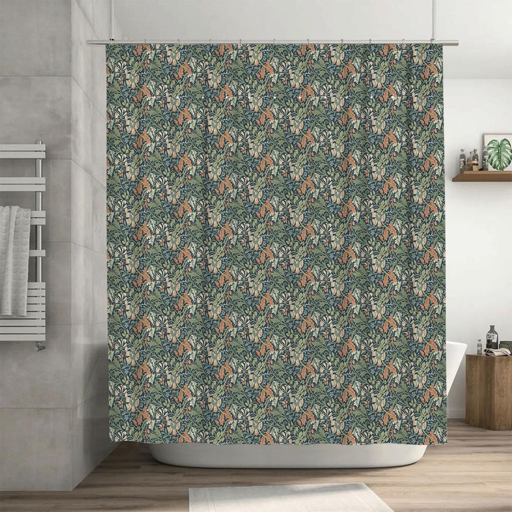 Moderner Silber Glitzer Duschvorhang Benutzerdefinierter Name Badezimmer Dekor Weiß, 72 X 72 Zoll (183Cm X 183Cm) Weltweiter Versand