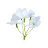 10Pcs 8cm Silk Rose Artificial Flower Simulated Bouquet Green Plant Home Room Decoration Ornament DIY Desktop Prop Wedding Decor