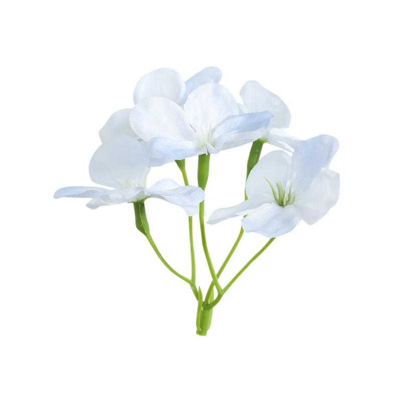 10Pcs 8cm Silk Rose Artificial Flower Simulated Bouquet Green Plant Home Room Decoration Ornament DIY Desktop Prop Wedding Decor