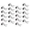 20 PCS HOME CAR HANGING AIR FRESHENER PERFUME FRAGRANCE DIFFUSER GLASS BOTTLE Empty Perfume Bottle For  Auto RV Truck