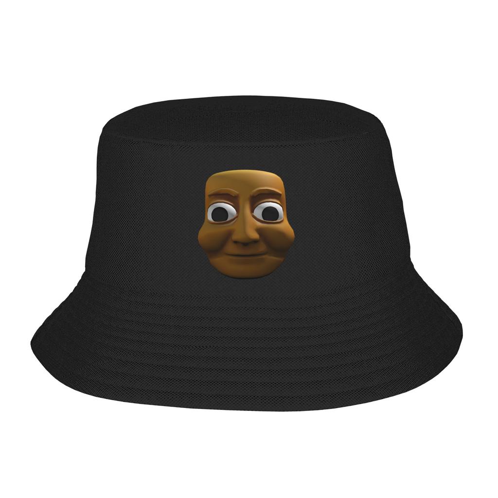 Hip Hop Tung Tung Tung Sahur Italian Brainrot Meme Bucket Hats Unisex Packable Fishing Cap Travel Headwear Boonie Hat