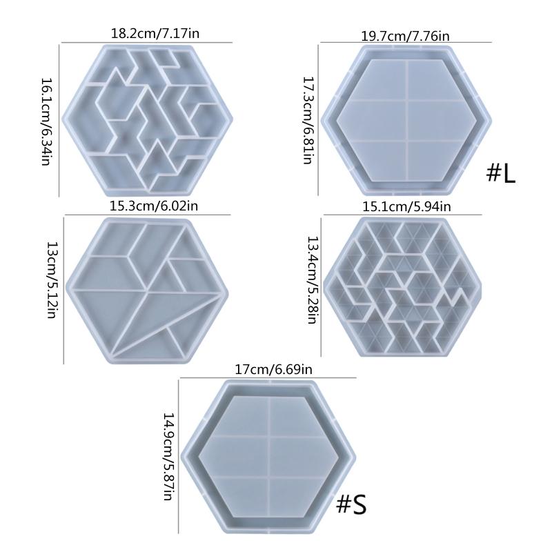 Hexagonal for Tank Figure Puzzle Mold -Building Blocks Brain Teasers Toy Mold Fun and Challenging Logical Thinking Game