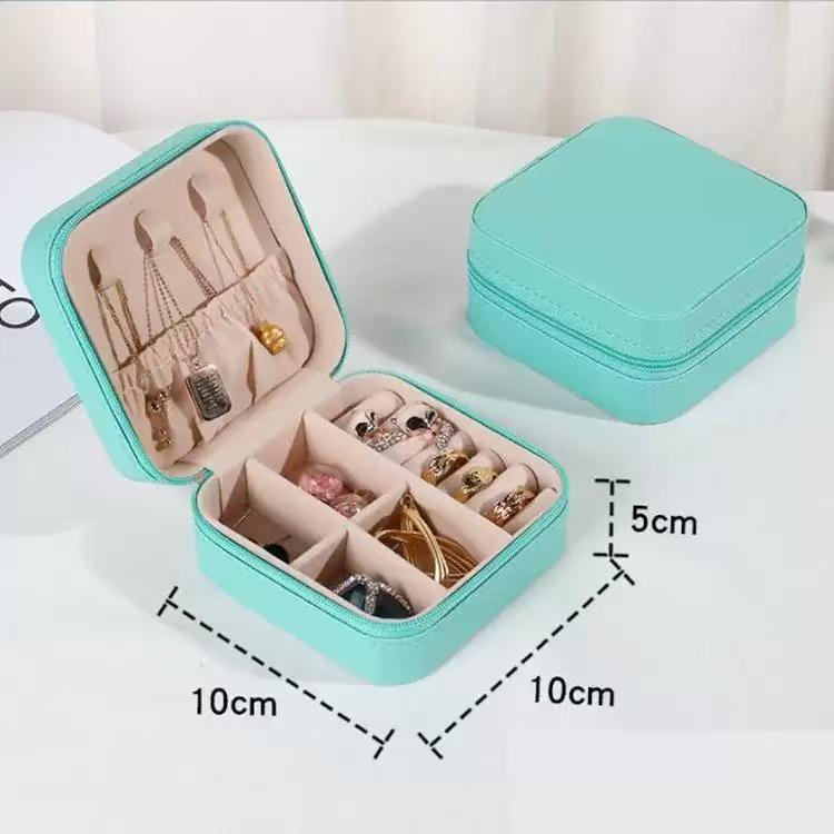 

Portable Exquisite Jewelry Box for Earrings and Necklace Storage