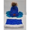 Children's Knitted Hat, Scarf, Gloves, Three Piece Set, Autumn and Winter New Item, Fur Ball Baby