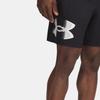 Under Armour Tech Woven Series SS25 Graphic Logo Fashion Moisture-Wicking Loose Fit Sports Shorts Men shorts Black 1390046-001