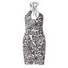 Sleeveless Strap Sexy Leopard Sheath New In Dresses for Women Casual Loose Mini Summer Dress