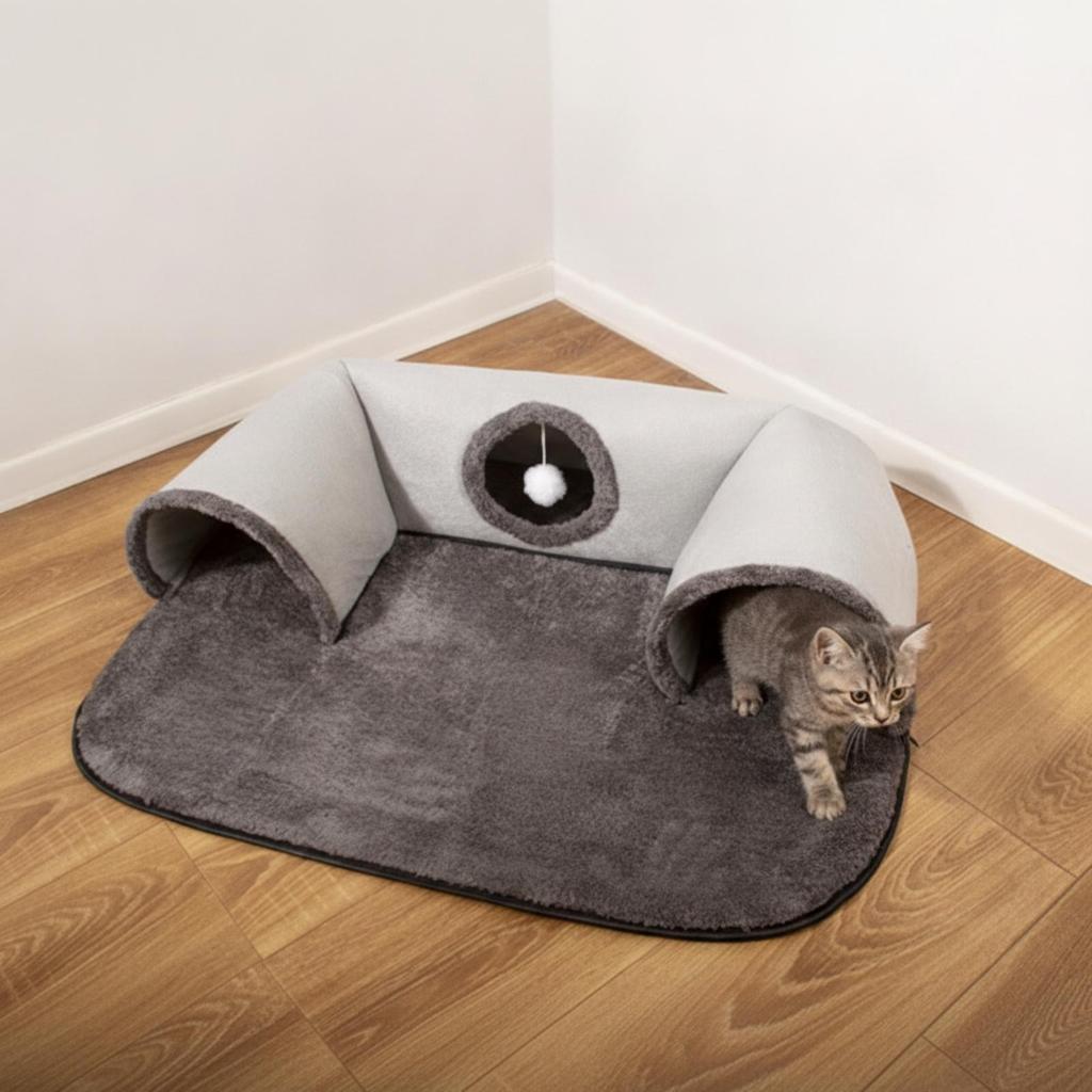 Cat Tunnel Bed Easy To Clean Nest Cozy for Kittens