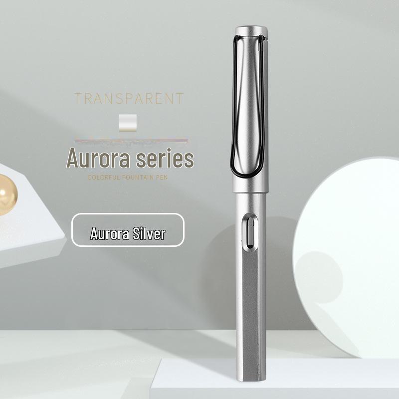 „Farbenfroher Schülerfüller mit auswechselbarer Tintenkapsel für Kalligrafie und richtige Schreibhaltung“