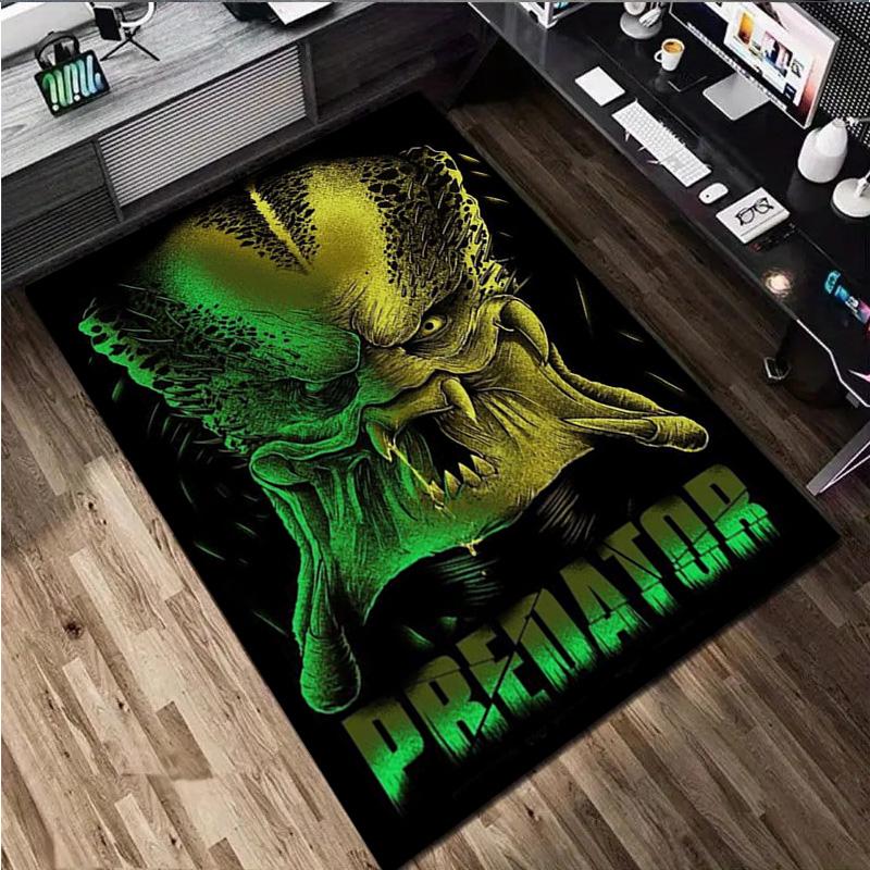 1 Stück Der Predator Druckteppich - Heimdekoration Teppich Für Wohnzimmer Schlafzimmer Bodenbelag Computerstuhl Bereichsteppich
