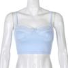Summer European and American Sexy Fashion Women's Sling Tube Top V-neck Lace Short Slim Camisole