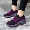 Women Platform Shoes Flexibility Casual Sneakers Fashion Knited Sock Breathe Comfort Walking Shoe Loafers Non-slip Plus 35-44