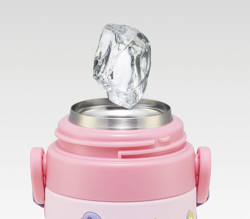 Skater Stainless Steel Water Direct Happy Lightweight Cold Storage 3D Printed Sports Water Bottle Children's Bottle, Drinking, 480ml, & Smile,