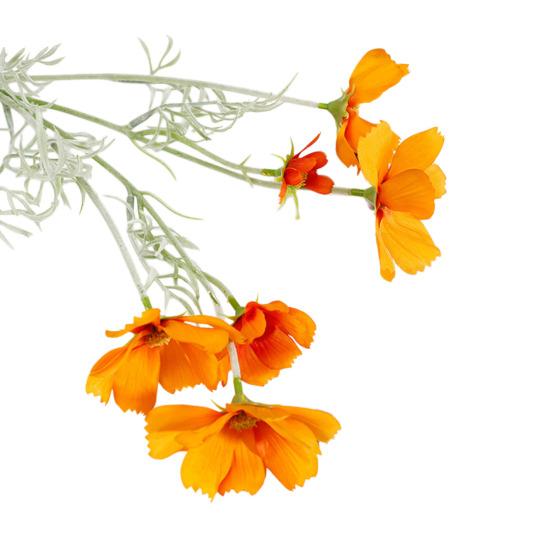 Künstliche Cosmeenblumen 23" Kunstseide Cosmeenblütenstiel Kunstblumen-Arrangements für DIY Hochzeitssträuße Heim-Büro Tischvasen-Dekoration