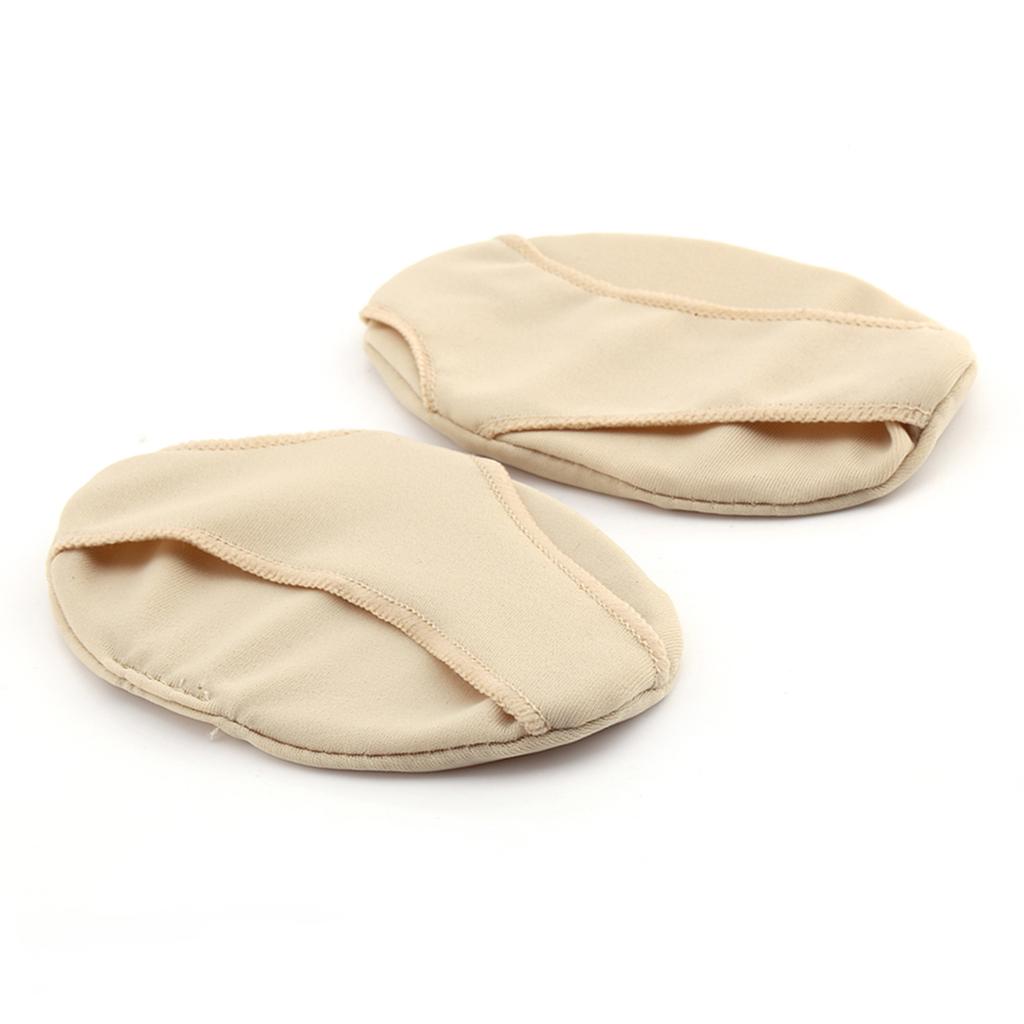Pain Relief Breathable Forefoot Pad 1 Pair Fabric Ball of Foot Gel Pads Cushion Metatarsal Forefoot Support Insoles Foot Pad