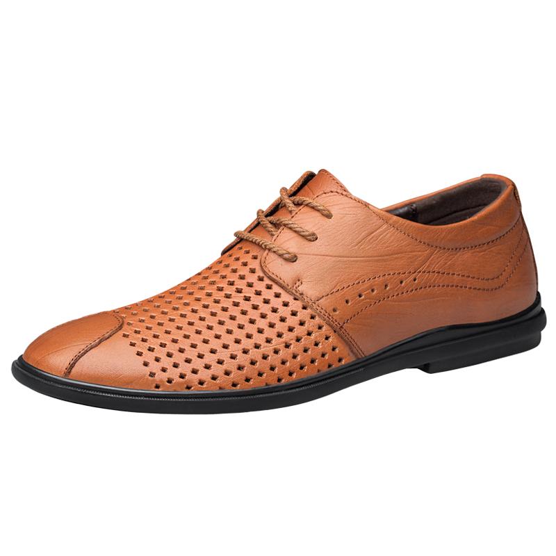 British Style Men's Genuine Leather Shoes Groom's Wedding Shoes High-end Banquet Men's Interview Business Shoes Free Delivery