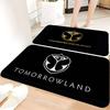 T-Tomorrowland Music Logo Floor Mat Nordic Style Home Doormat Bathroom-Toilet Mats Bedroom el Decor Mat