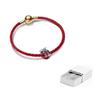 Pandora Lucky Rabbit Woven Leather Bracelet Women bracelet ZT2583