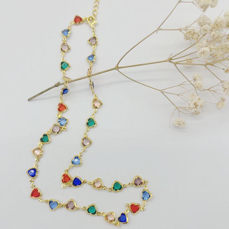New Necklace Necklace of Devil's Eye Female Personality Minority Simple Creative Trend Mixed-color Clavicle Chain Jewelry