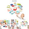 Educational Infant Toys Safe Plastic Rattles For Babies