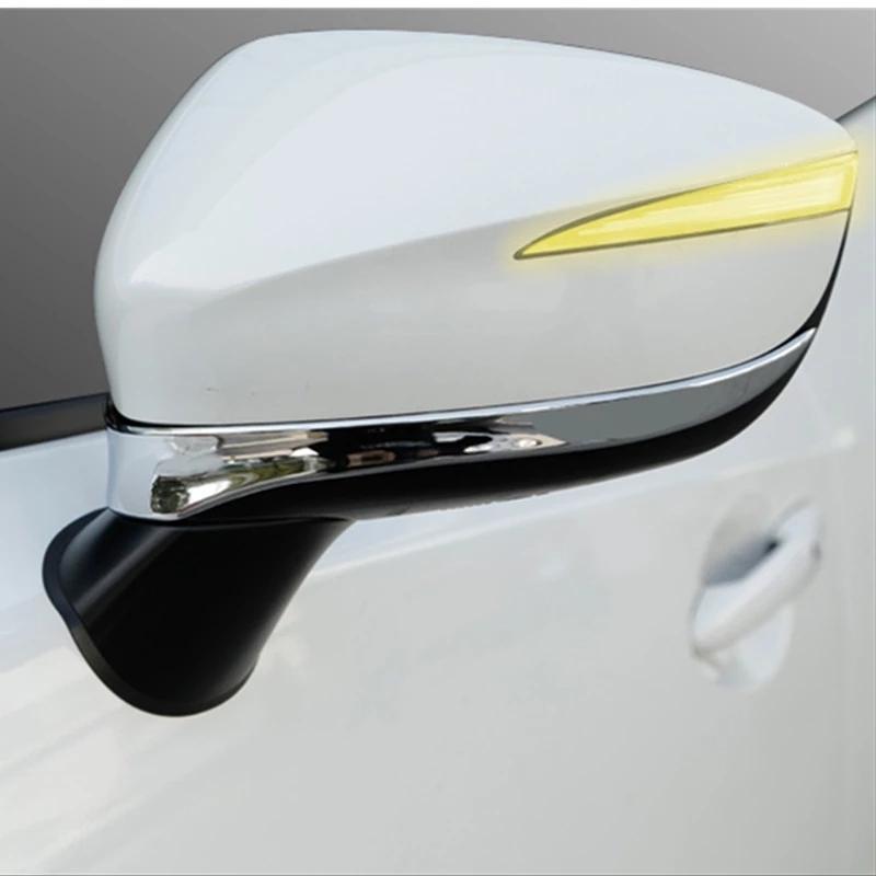 For Mazda CX3 CX-3 2016- ABS Chrome Car Exterior Headlight Trim Front Rear Fog Light Cover Side Handle Center Grill  Cover