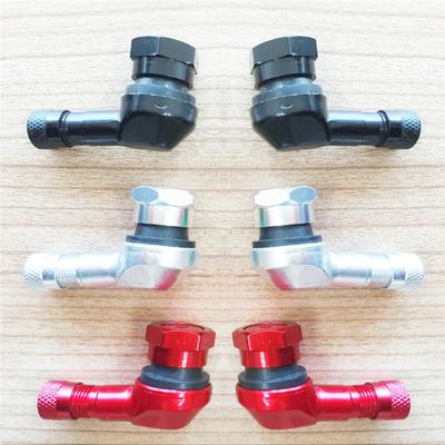 2Pcs Motorcycles Electrombile Tire Valve Stem CNC Modification Tire Valve Stem Leak Proof Vacuum Tire Valve Rim Polish Rim