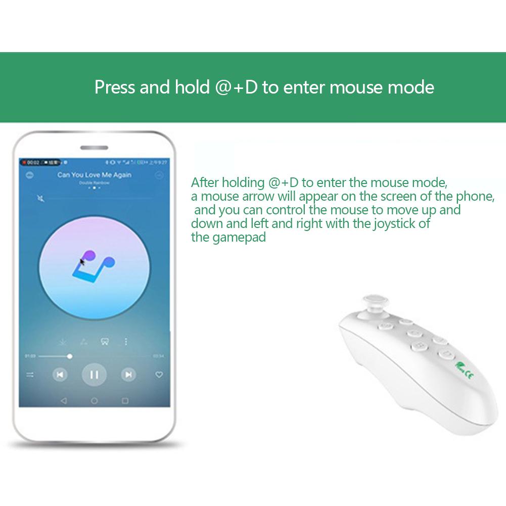 Remote Control For Mobile Phone VR Glasses Wireless Android Smart Phone Gamepad Remote E Book Page Turning Lever