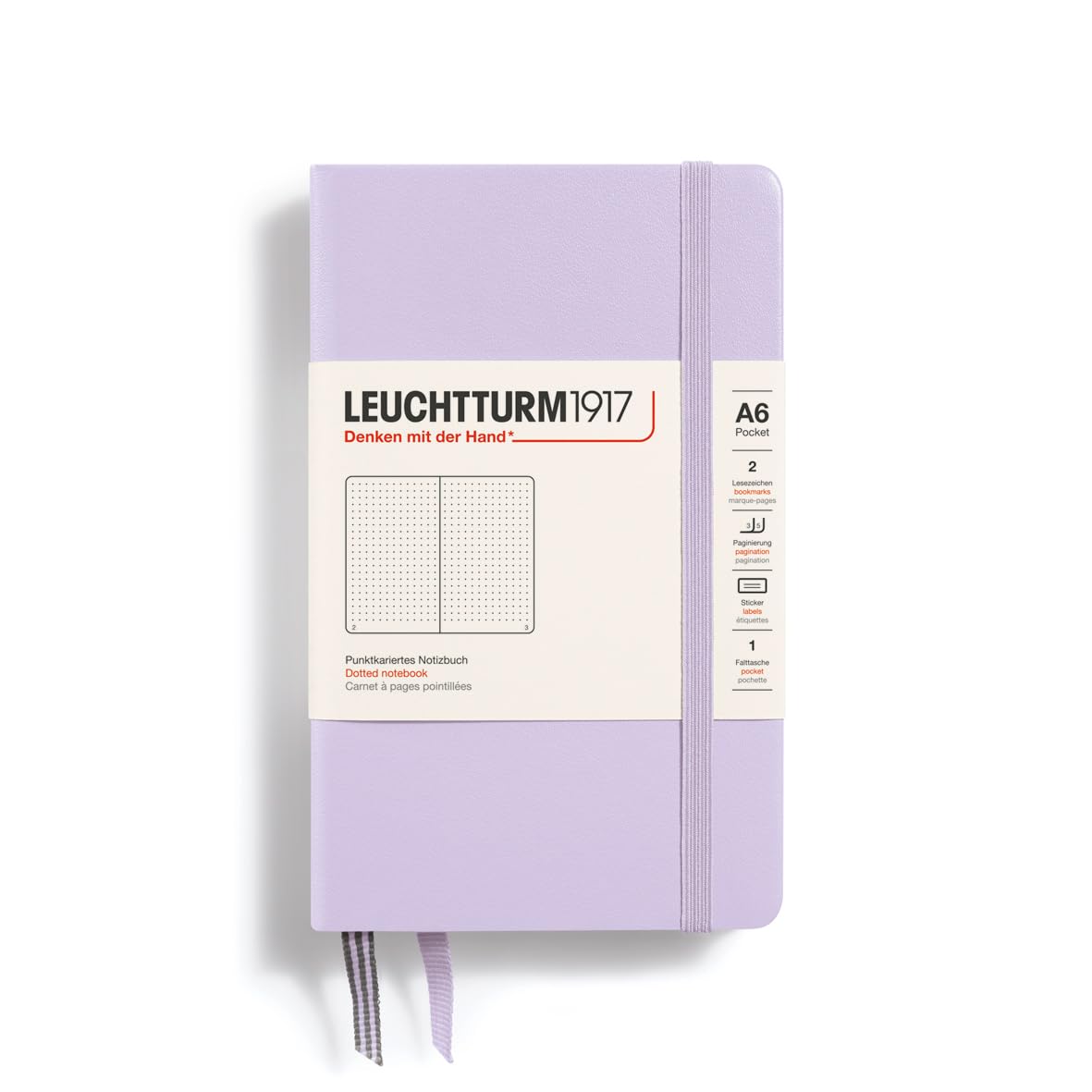 

Leuchtturm Note A6 Dot Lilac 368146 Подлинный импортный продукт