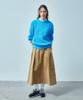 UNIFORM BRIDGE Alpaca Crew Neck Knit(Women) Blue
