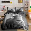 Lovely Pet Cat Bedding Set Animal Printed Covers Single Double King Queen Size Duvet Cover Kitty Pattern Polyester Quilt Cover