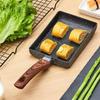 Pot Square Frying Pan Flat Bottom Mini Egg Cooker Non-stick Fried Cooking Griddle Breakfast Pan Egg Roll Frying Pan Fried Eggs