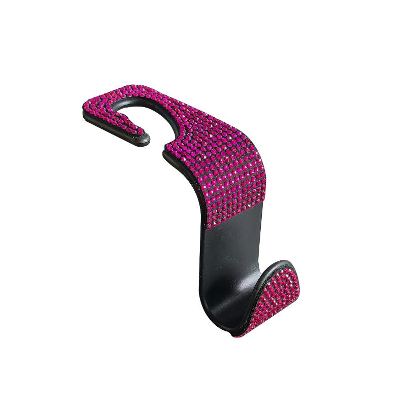 2PCs Car Seat Back Hooks Bling Universal Hanger Holder for Organizing Backseat in Any Vehicle