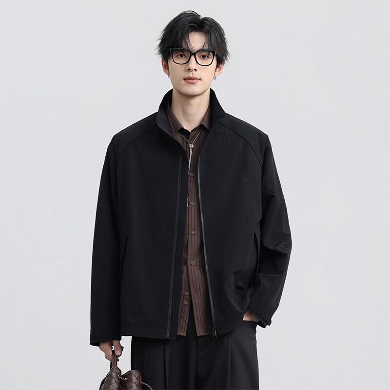 

Fengmao Men s Casual Stand Collar Work Jacket 175/L