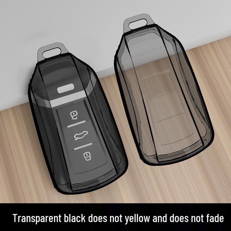 Compatible Transparent Key Case for 2023 Dongfeng Fengshen AX7 Mach & Yixuan GS/EV Models.