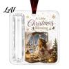 Creative Money Gift Ideas Christmas Cash Holder Ornament Acrylic Holder Holiday Ornament Hanging Decoration for Xmas Tree Stocking Stuffer,