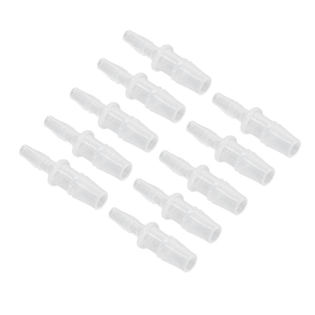 10Pcs Hose Barb Reducer Fitting PP Aquarium Air Pump Adapter for Silicone Tube Connection 4.87.9