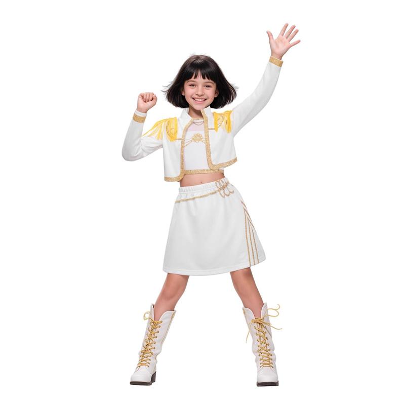 Παιδικό K-Pop Demon Hunters Cosplay Μίρα Ρούμι Ζόι Κοστούμι Κοριτσιών Στολή Πάρτι Απόκριες 3D Εκτυπωμένα Φανταχτερά Κοστούμια Πάρτι