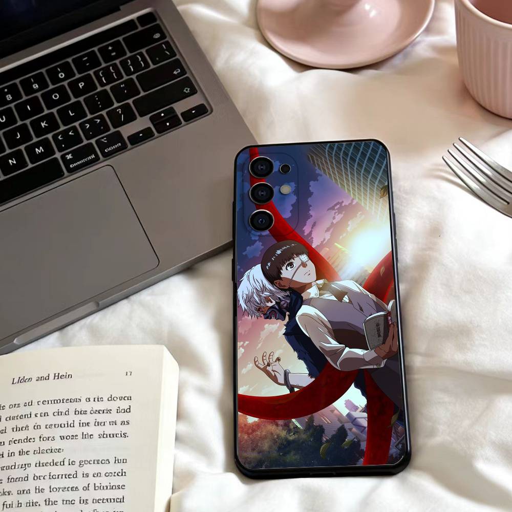 Anime T-Tokyo Ghoul wallpaper  Phone Case For Samsung S25,24,23,22,30,21,10,9,Ultra,Plus,Lite,FE,4,5 G Soft Black Case