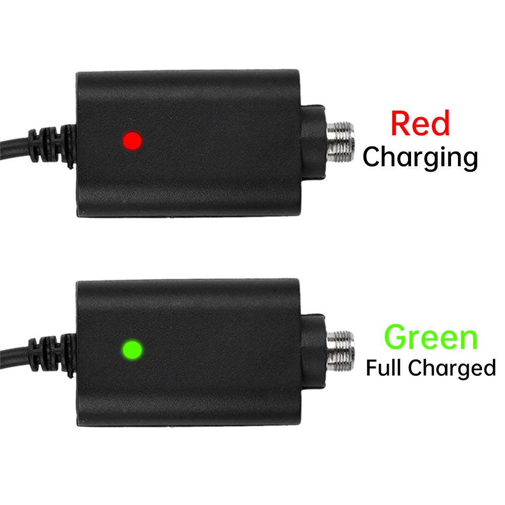 510 Smart Charger LED-Anzeige USB-Aufladung Tragbarer Adapter mit Überladeschutz Für Akkustab & Powerbank 4,2V/420mAh