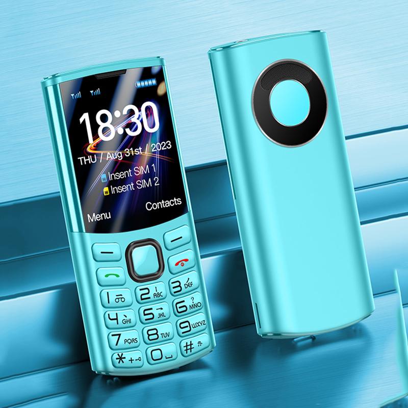 

и78(H11) Мини-кнопочный мобильный телефон 4G с экраном 1,77 дюйма, двумя SIM-картами, светодиодным фонариком, голосовым динамиком King, мультимедийным телефоном Type-C синий