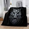 Die Vikings Fashion Blanket-Lightweight Flannel Throw for Sofa and Bed ,Digital Printed Blanket with Soft & Worm Flannel Fabric